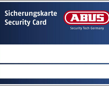 ABUS Sicherungskarte