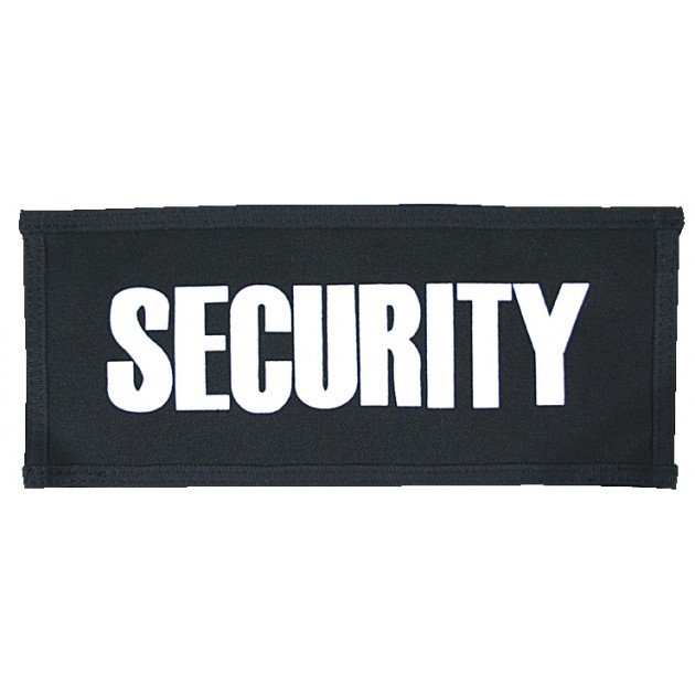 Securitysticker für Security Jacken und Schutzwesten