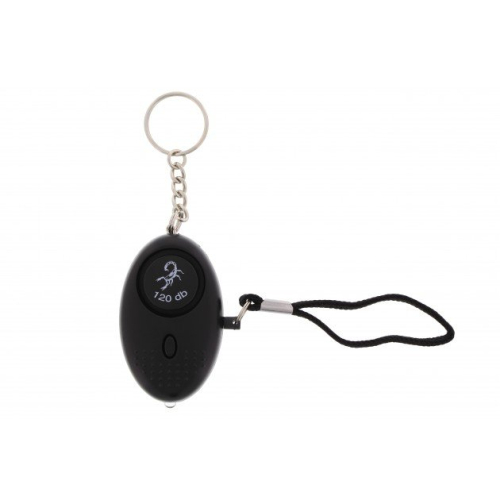 Mini Taschenalarm Schwarz 120 db