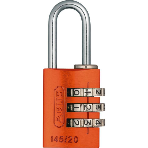 ABUS 145 Aluminium Zahlenschloss – 145/20 orange