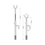 BASI KFZ 101 Lenkradkralle Diebstahlsicherung Maße